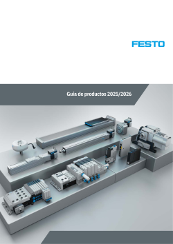 Portada catálogo festo guia de productos