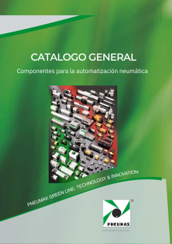 Portada catálogo pneumax catálogo general componentes automatización neumática
