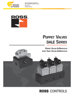 Portada catálogo ross válvulas de asiento dale series